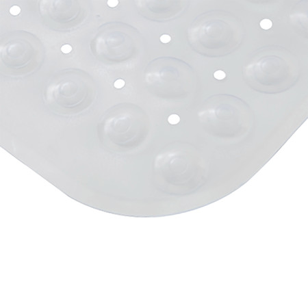 KENNEY MFG Non-Slip Bath, Shower, and Tub Mat with Suction Cups, Clear KN61292V1